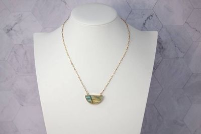 Alternate image for Labradorite Eclipse Necklace