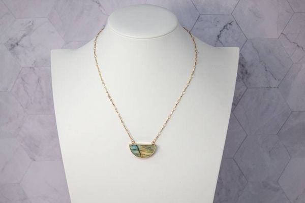 Alternate image for Labradorite Eclipse Necklace