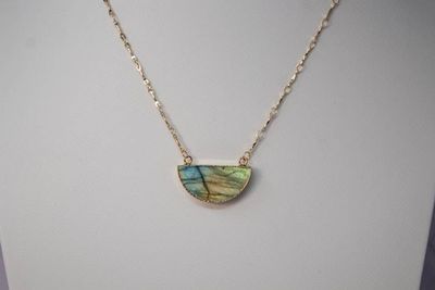 Alternate image for Labradorite Eclipse Necklace