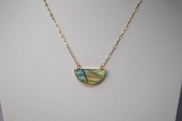 Alternate image for Labradorite Eclipse Necklace