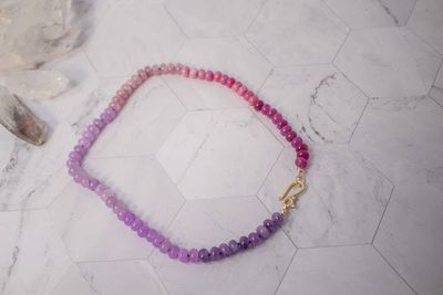 Alternate image for Sugar Plum Dreams Agate Necklace