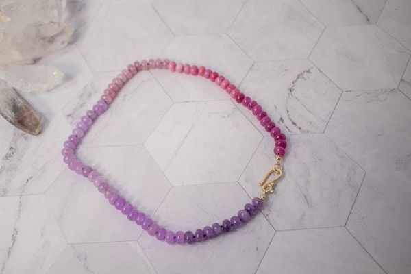 Alternate image for Sugar Plum Dreams Agate Necklace