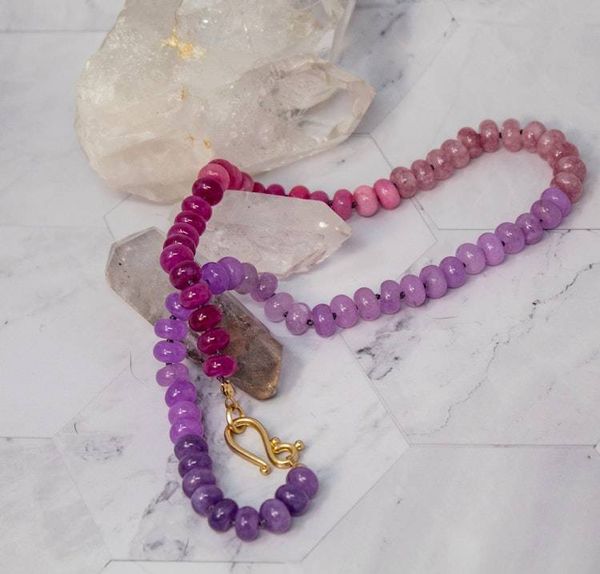 Alternate image for Sugar Plum Dreams Agate Necklace