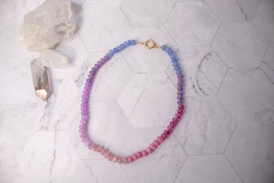 Alternate image for Sugar Rush Ombre Agate Candy Necklace