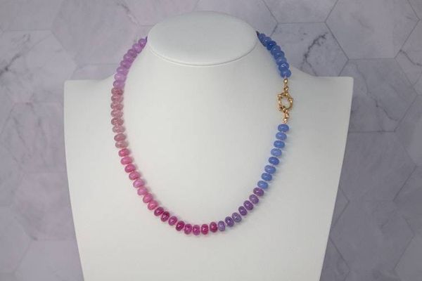 Alternate image for Sugar Rush Ombre Agate Candy Necklace