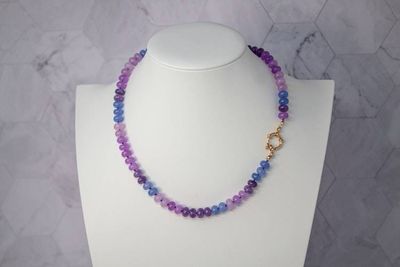 Alternate image for Violet Skies Agate Necklace