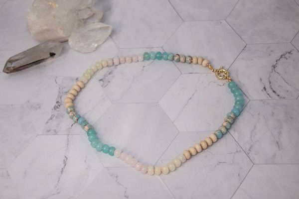 Alternate image for Sea Scape Multi-Gemstone Necklace