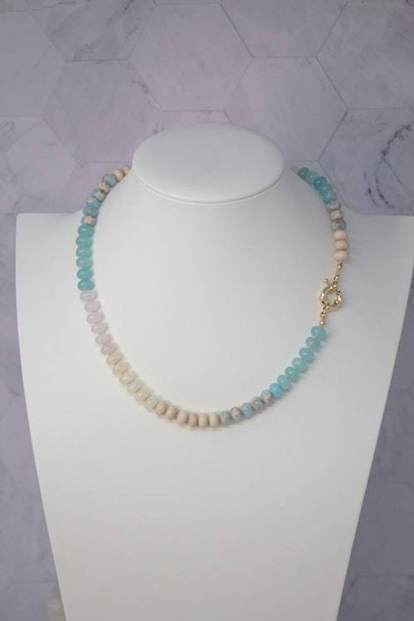 Alternate image for Sea Scape Multi-Gemstone Necklace