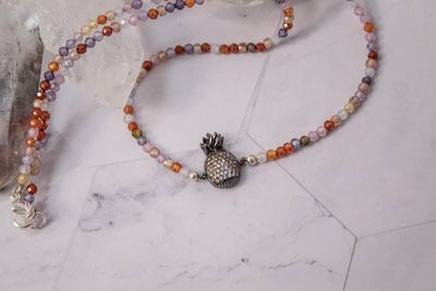 Primary image for Tropical Sparkle Cubic Zirconia Pineapple Necklace