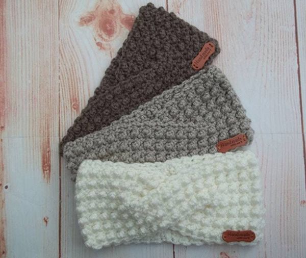 Alternate image for Crochet Twisted Headband Ear Warmers