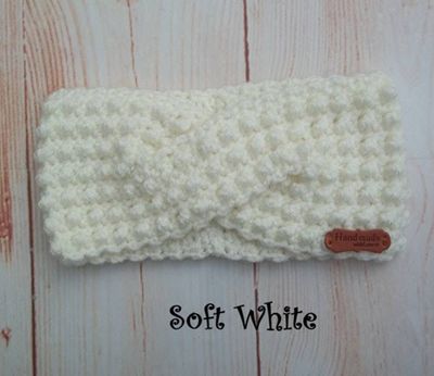 Alternate image for Crochet Twisted Headband Ear Warmers