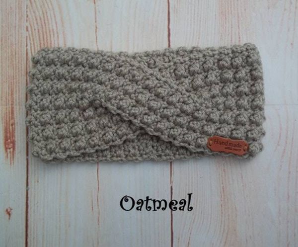 Alternate image for Crochet Twisted Headband Ear Warmers
