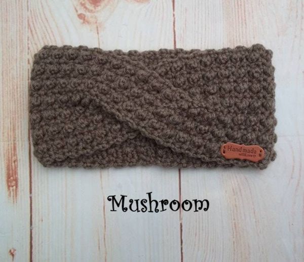 Alternate image for Crochet Twisted Headband Ear Warmers