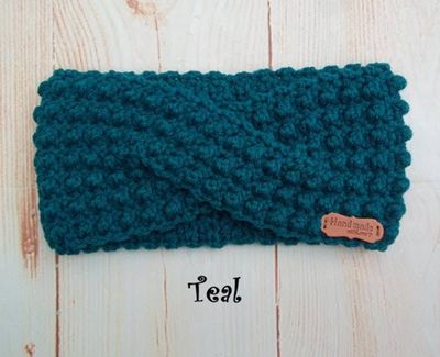 Alternate image for Crochet Twisted Headband Ear Warmers Colors
