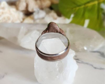 Alternate image for Turquoise Polymer Clay and Stainless Steel Ring