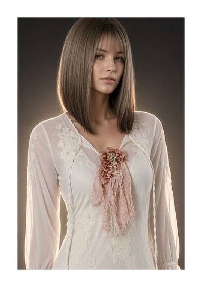 Primary image for Handmade fabric Bohemian style brooch