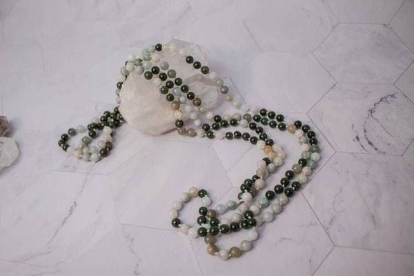 Alternate image for Infinity Jade Garden Necklace