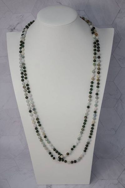 Alternate image for Infinity Jade Garden Necklace
