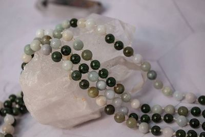 Alternate image for Infinity Jade Garden Necklace