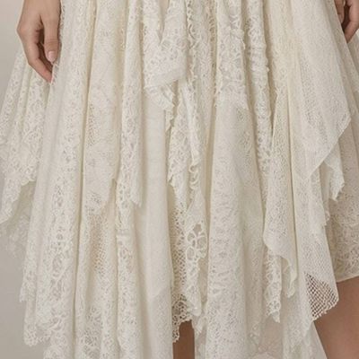Alternate image for Handcrafted Bohemian Lace Dress with Corset Back Detail