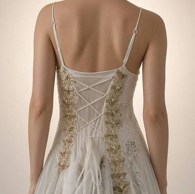 Alternate image for Handkerchief Hem Bohemian Dress with Lace and Embroidered Details