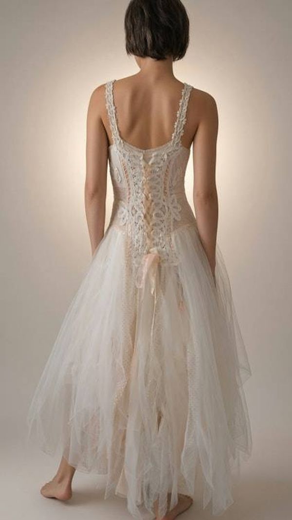 Alternate image for Ethereal Embroidered Tulle Ball Gown with Floral Appliqué Details