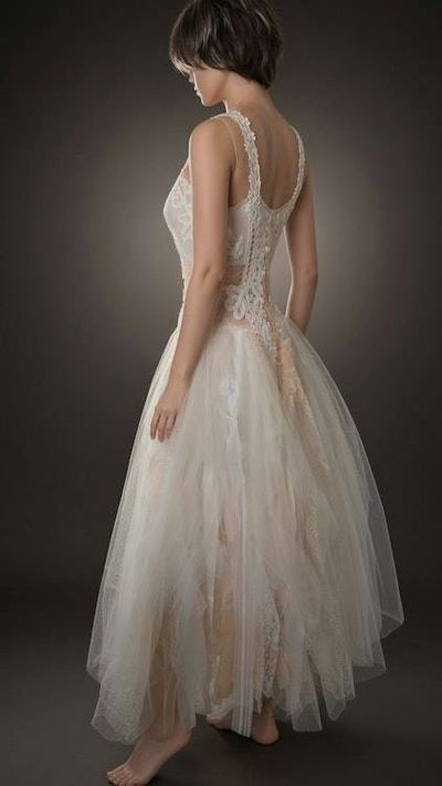 Alternate image for Ethereal Embroidered Tulle Ball Gown with Floral Appliqué Details