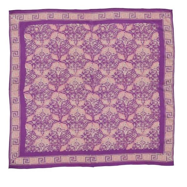 Alternate image for Large 39 Hand Dyed Batik Bandana, 100% Soft Cotton, Lavender Love