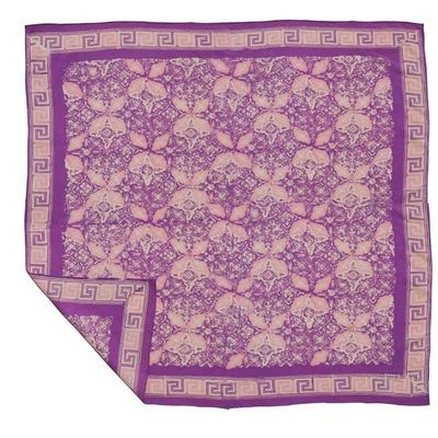 Alternate image for Large 39 Hand Dyed Batik Bandana, 100% Soft Cotton, Lavender Love
