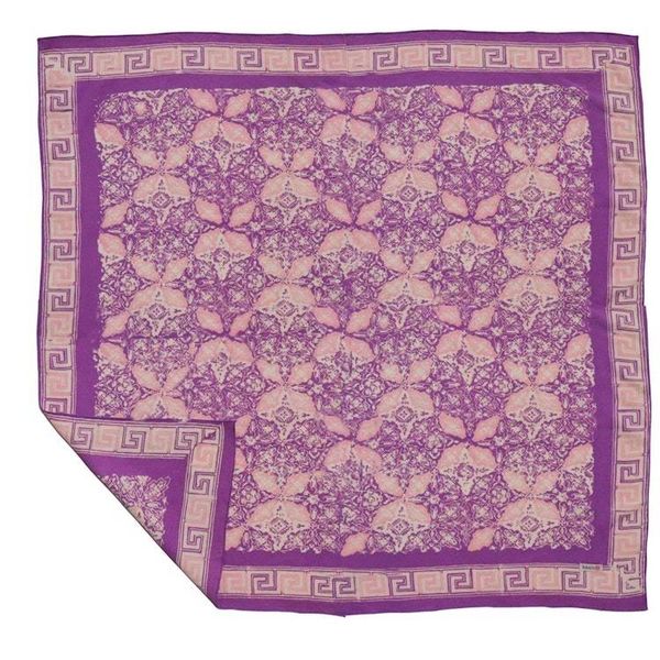 Alternate image for Large 39 Hand Dyed Batik Bandana, 100% Soft Cotton, Lavender Love