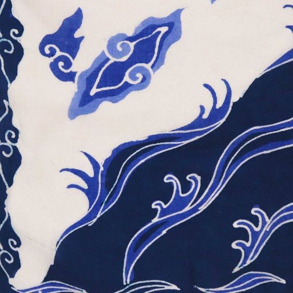 Alternate image for Fully Hand Drawn Batik Tulis Bandana, Floating on Water