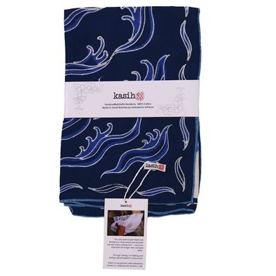 Alternate image for Fully Hand Drawn Batik Tulis Bandana, Floating on Water