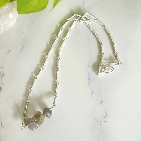 Alternate image for Labradorite Sterling Silver Necklace