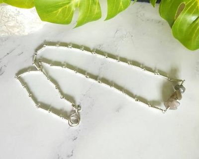 Alternate image for Labradorite Sterling Silver Necklace