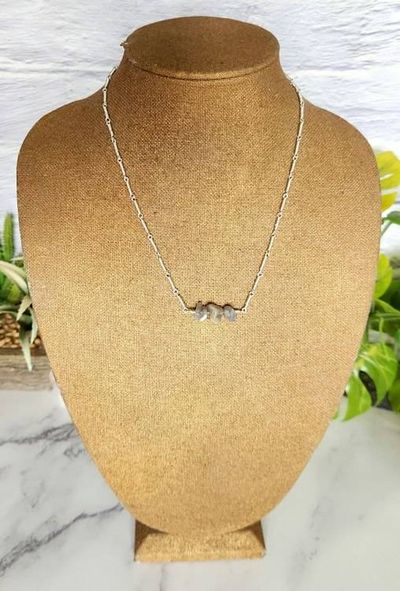 Alternate image for Labradorite Sterling Silver Necklace