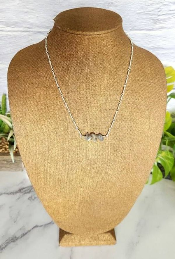 Alternate image for Labradorite Sterling Silver Necklace
