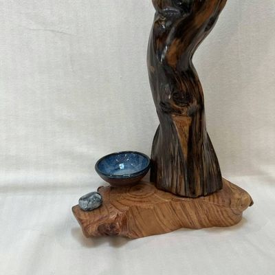 Alternate image for ‘Snake Evening Star Protector Hand-Shaped Nature Art From a Vintage Tree Root