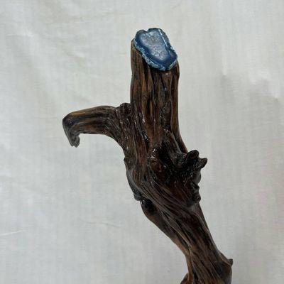 Alternate image for ‘Snake Evening Star Protector Hand-Shaped Nature Art From a Vintage Tree Root