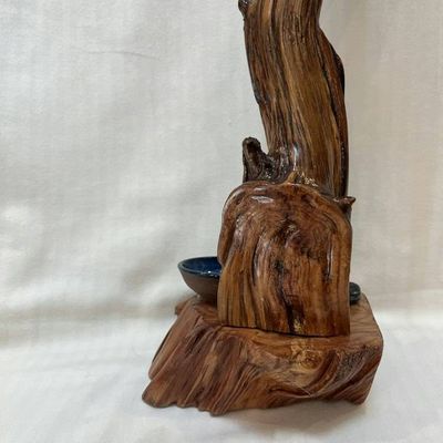 Alternate image for ‘Snake Evening Star Protector Hand-Shaped Nature Art From a Vintage Tree Root