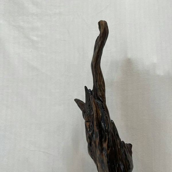 Alternate image for ‘Mountain Lion Evening Star Protector Hand-Shaped Nature Art From a Vintage Tree Root