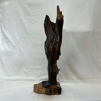 Alternate image for ‘Bear Evening Star Protector Hand-Shaped Nature Art From a Vintage Tree Root