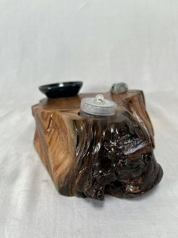 Alternate image for Soul Connection Hand-Shaped Nature Altar From a Vintage Tree Root (Medium 1)