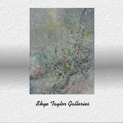 Primary image for Balcony with a View - 30 x 40 Original Jackson Pollock Inspired Abstract Acrylic Drip Painting