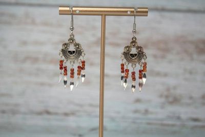 Alternate image for Ember Moon Gypsy Fringe Earrings