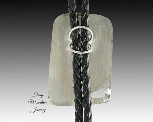 Alternate image for Unique Handcrafted Bolo Ties, Rare Indian Paint Jasper Bolo Tie for Men or Women, Wedding Bolo Tie, Sterling Silver Bolo Ties, Gift for Dad
