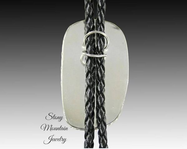 Alternate image for Turquoise Inlay Bolo Tie with Sugilite Malachite & Opal, Custom Designer Wedding Bolo Ties for Men or Women, Unique Gift, Fathers Day Gift