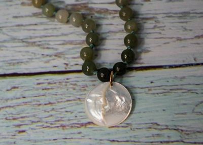 Alternate image for Moonlit Brazilian Jade Dream Necklace