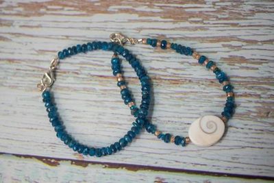 Alternate image for Pacific Tide Shiva Eye Apatite Bracelet Set