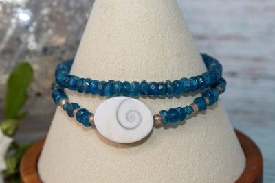 Alternate image for Pacific Tide Shiva Eye Apatite Bracelet Set