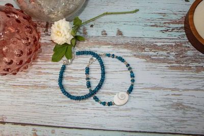 Alternate image for Pacific Tide Shiva Eye Apatite Bracelet Set